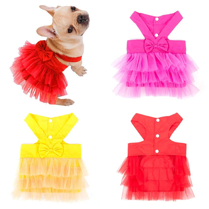 Soft Lace Princess Dog Dress