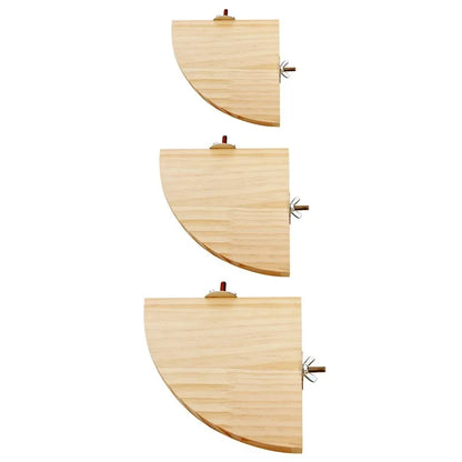 Wooden Bird Perch Platform