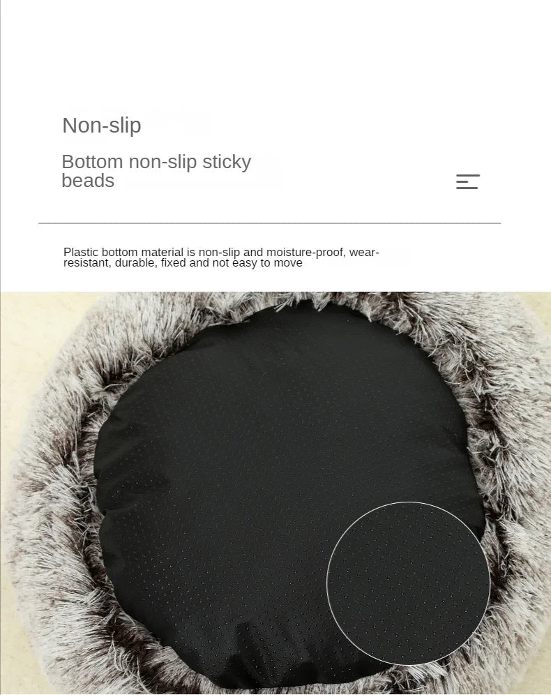 2-in-1 Plush Cat Bed & Sleep Bag