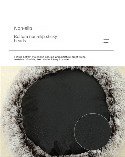 2-in-1 Plush Cat Bed & Sleep Bag