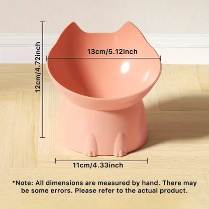 Elevated Anti-Tip Cat Bowl
