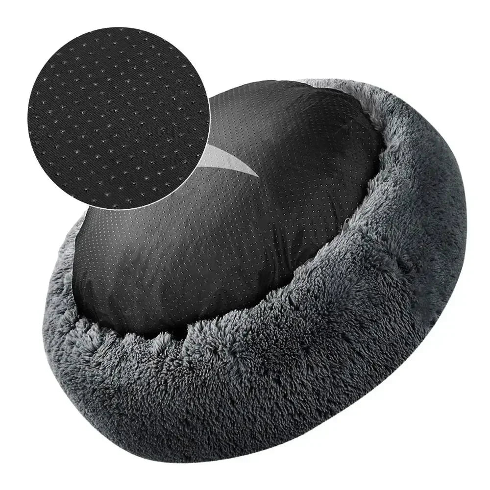 Comfortable Donut Cuddler Pet Bed, Round Dog Kennel, Ultra Soft, Washable Dog and Cat Cushion Bed, Warm Sofa, Winter, Hot Sell