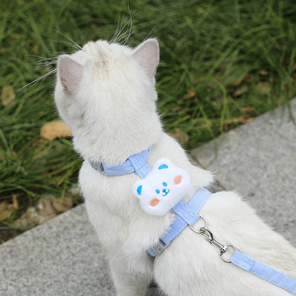 Adjustable Breathable Dog & Cat Harness Set