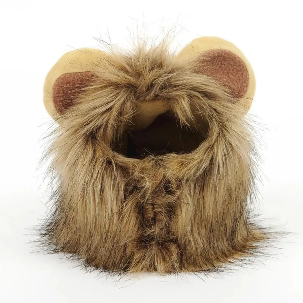 Lion Mane Costume Hat for Cats & Dogs