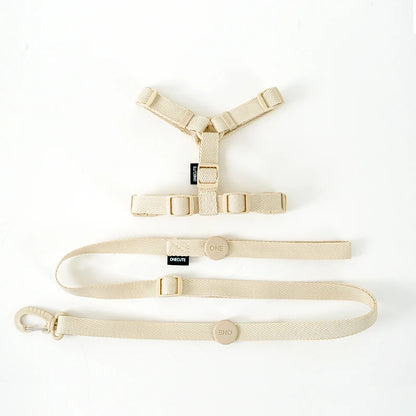 Macaron Dog Harness, Collar & Leash Set