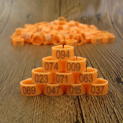 Bird Leg Bands (100pc, 8mm)
