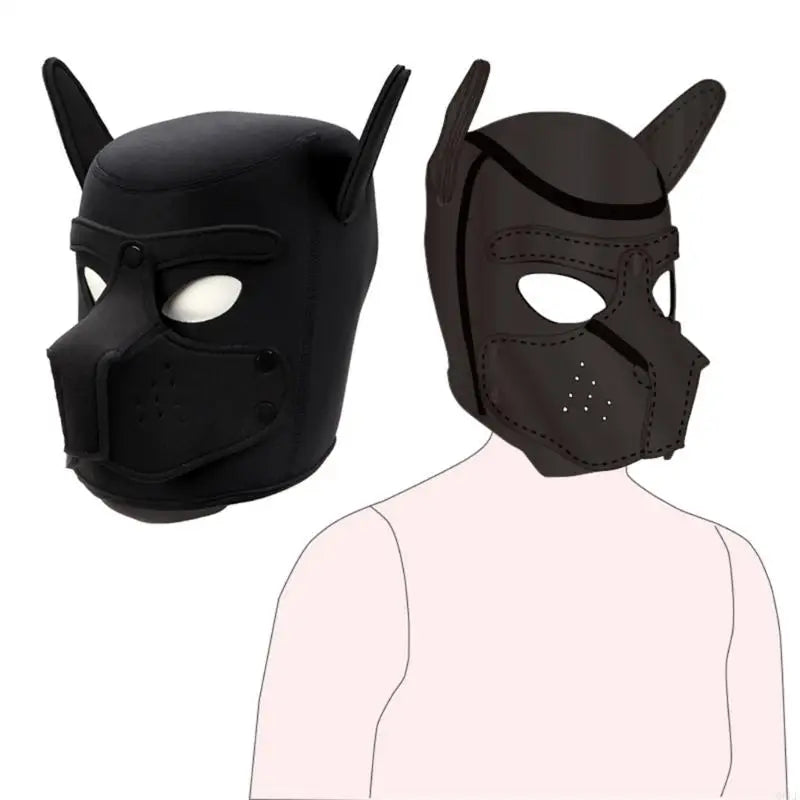 Halloween Dog Head Mask