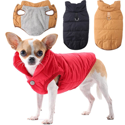 Windproof Padded Winter Dog Coat