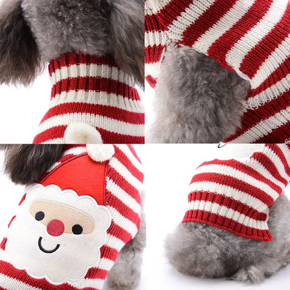 Christmas Deer Knit Dog Sweater