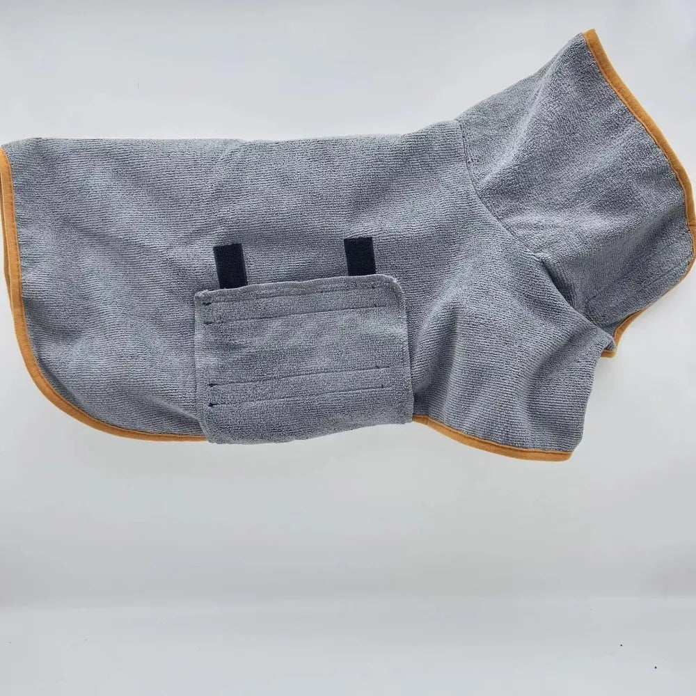 Quick-Dry Dog Bathrobe