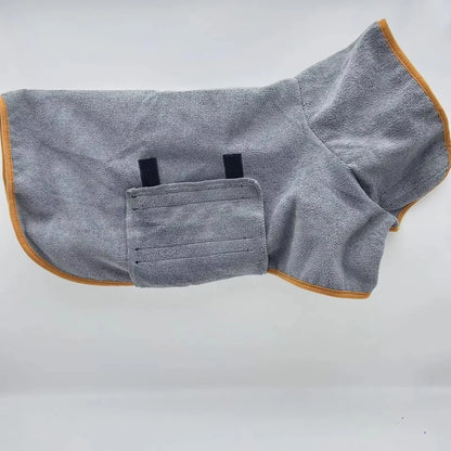 Quick-Dry Dog Bathrobe