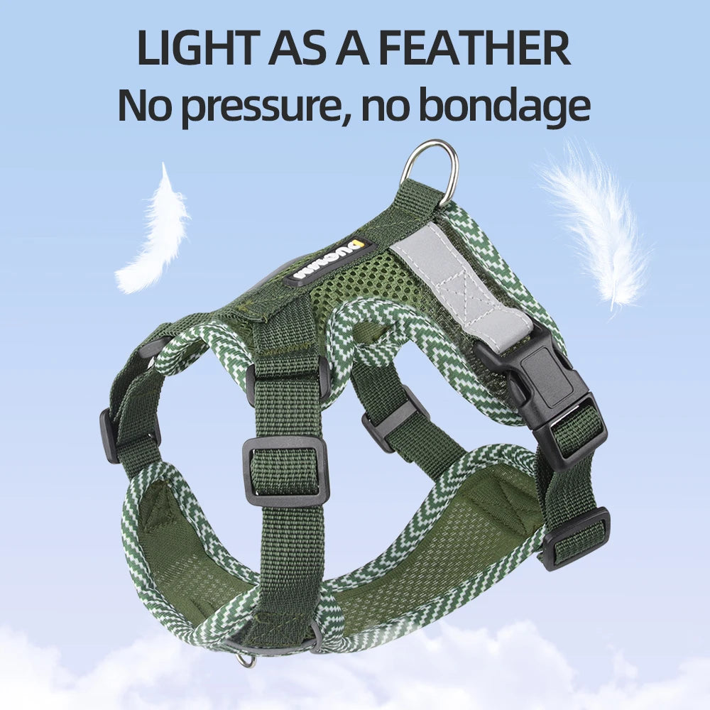 Reflective Mesh Cat Harness & Leash Set