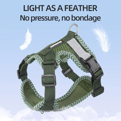 Reflective Mesh Cat Harness & Leash Set