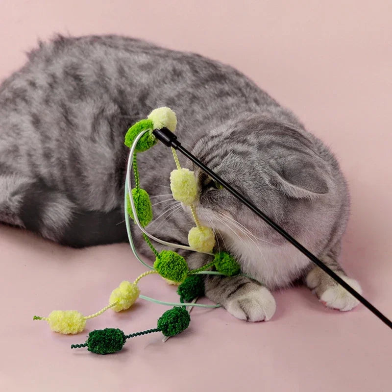 Tassel & Bell Cat Teaser Wand