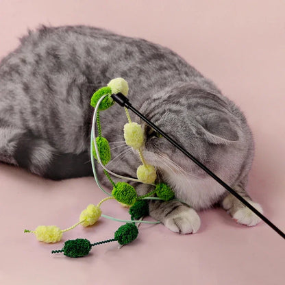 Tassel & Bell Cat Teaser Wand