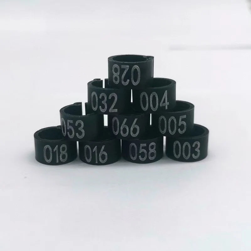 Bird Leg Bands (100pc, 8mm)