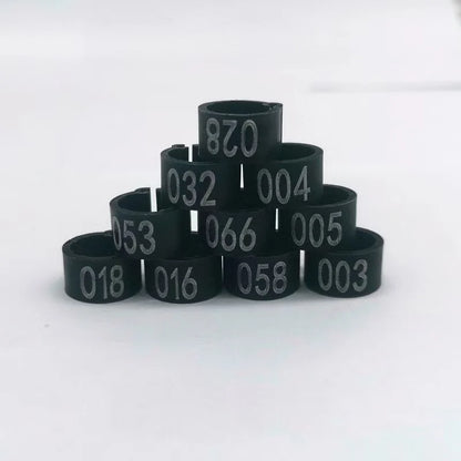 Bird Leg Bands (100pc, 8mm)