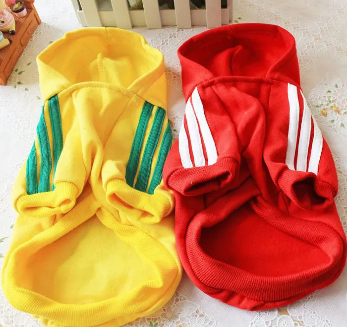 Pet Sports Clothing Spring Autumn Dog Hoodies for Small Medium Dogs, Chihuahua Yorkies Sweatshirt Clothes Puppy Hooded Pullover