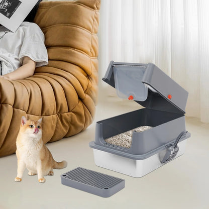 Stainless Steel Cat Litter Box