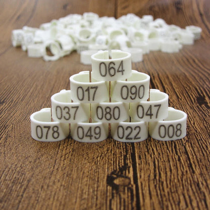Bird Leg Bands (100pc, 8mm)