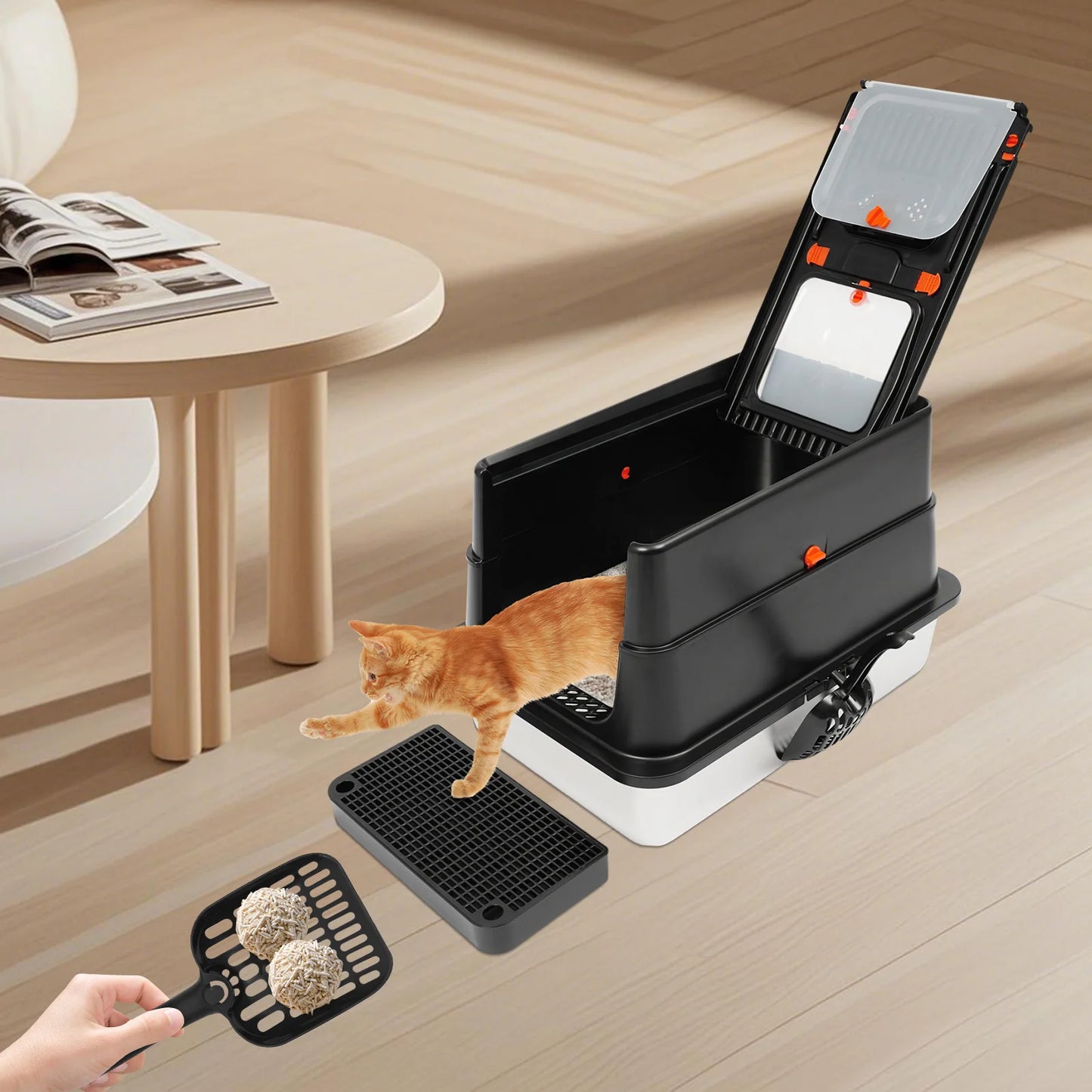 Stainless Steel Cat Litter Box