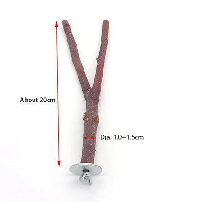 Natural Wood Branch Bird Perch