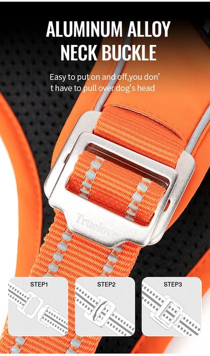 TRUE LOVE No-Pull Reflective Dog Harness