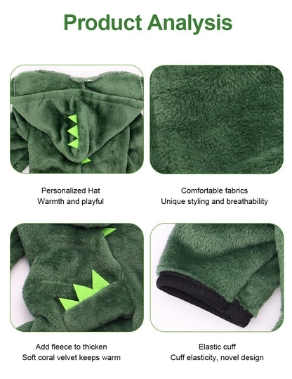 Dinosaur Hoodie Pet Costume