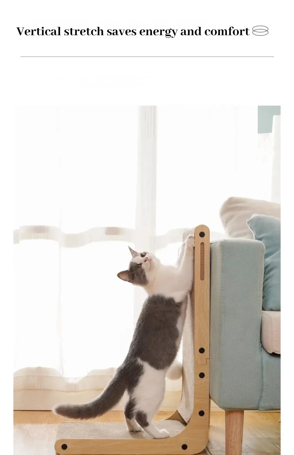 L-Shaped Cardboard Cat Scratcher