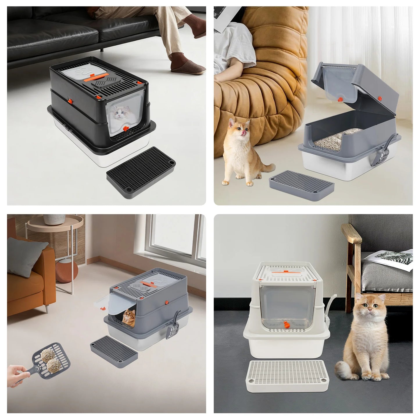 Stainless Steel Cat Litter Box