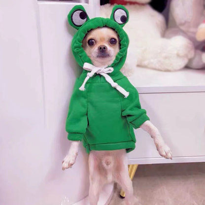 Pet Clothes Dog Hooded Sweatshirt Fruit Warm Coat Cat Sweater Winter Chihuahua Costume for Puppy Small Medium Dogs Cat Clothes