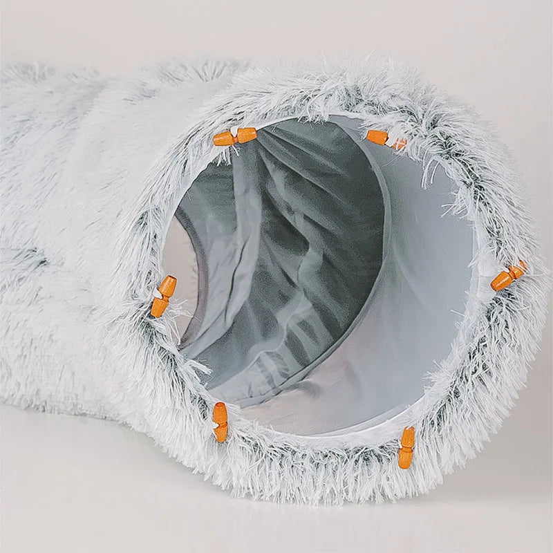 2 In 1 Round Cat Tunnel Bed