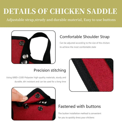 Chicken Saddle Hen Apron (Feather Protector)