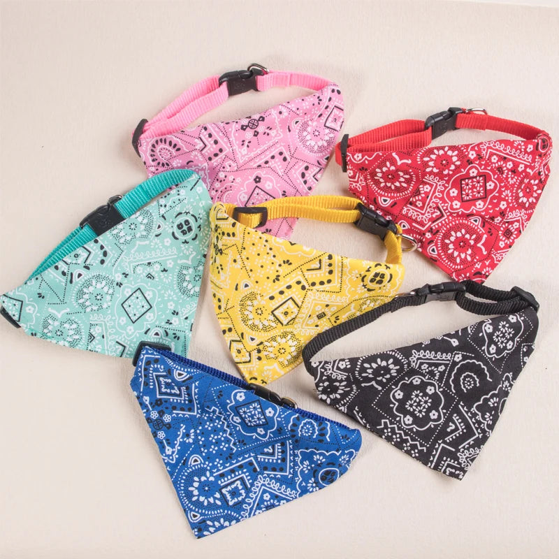 Dog Scarf Bandana with Collar