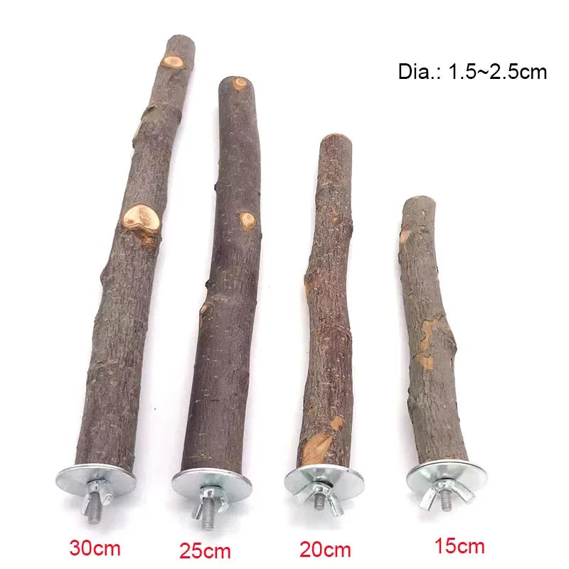 Natural Wood Branch Bird Perch