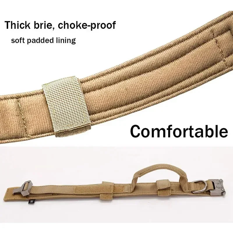 Tactical Dog Collar with Control Handle