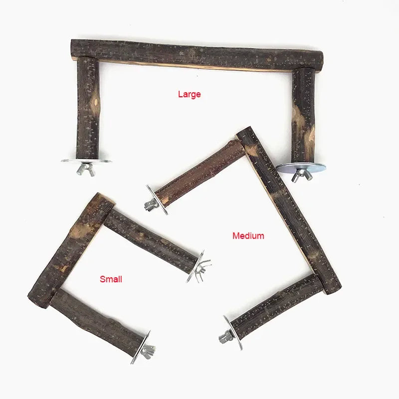 Natural Wood Branch Bird Perch