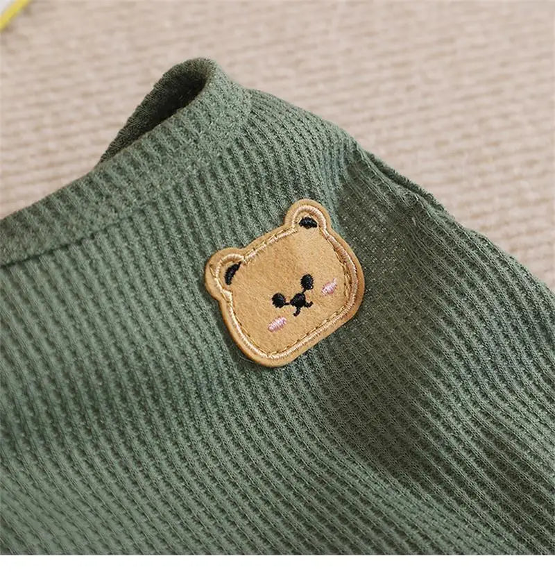 Green Bear Dog Tee