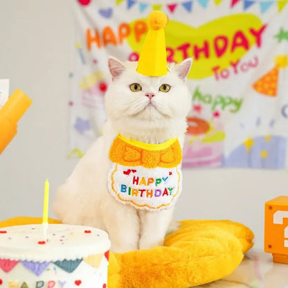Dog Birthday Hat & Bandana Set