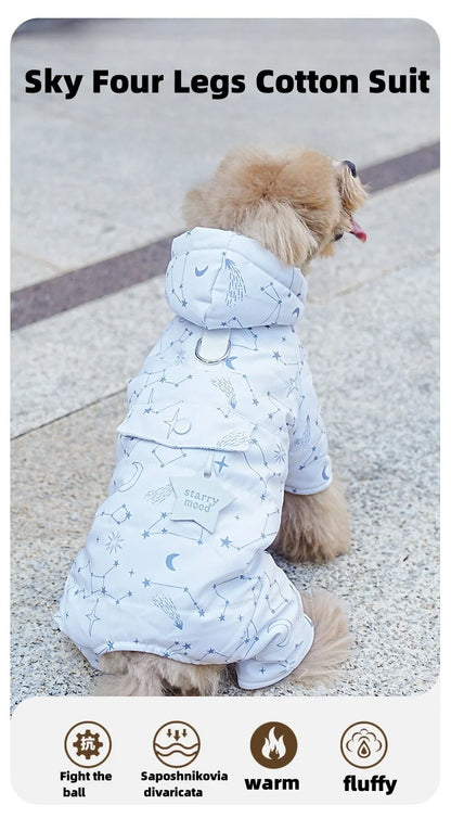 Four-Legged Winter Dog Jumpsuit