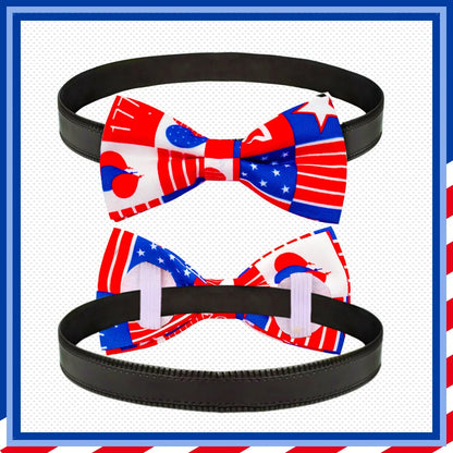 4th of July Dog Bow Ties (Bulk Pack)