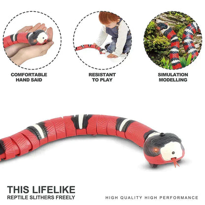 Smart Sensing Snake Cat Toy