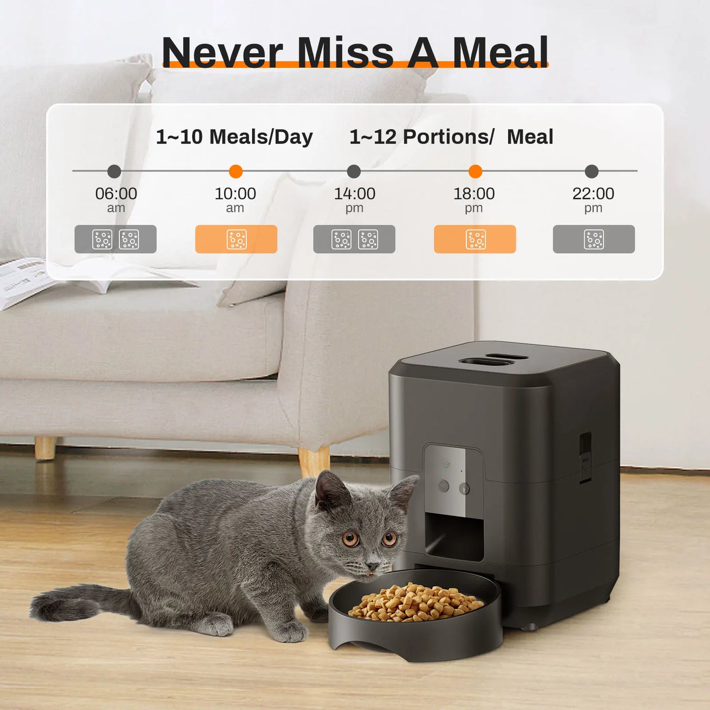 Automatic Timed Pet Feeder