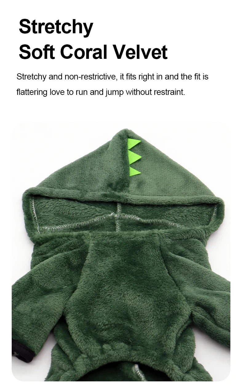 Dinosaur Hoodie Pet Costume