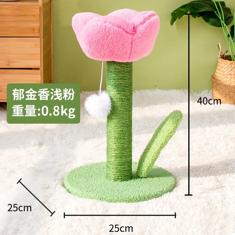 Tulip Sisal Cat Scratching Post