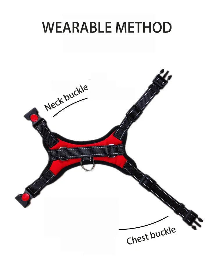 Quick-Release Dog Vest Harness