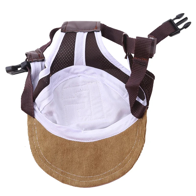 Dog Sun Hat with Ear Holes