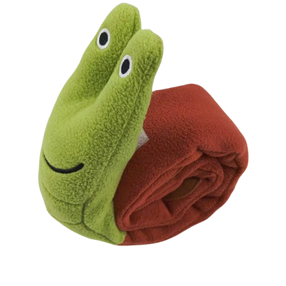 Snail Puzzle Squeaky Dog Toy