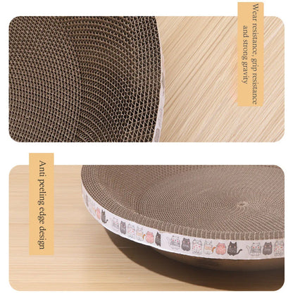 Bowl-Shaped Cardboard Cat Scratcher