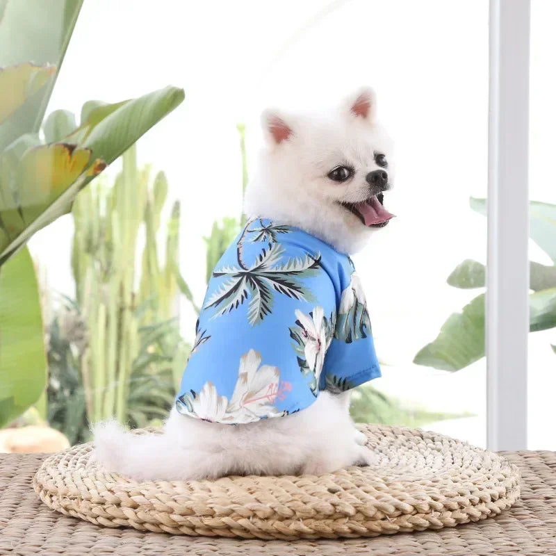 Hawaiian Dog Beach Shirt